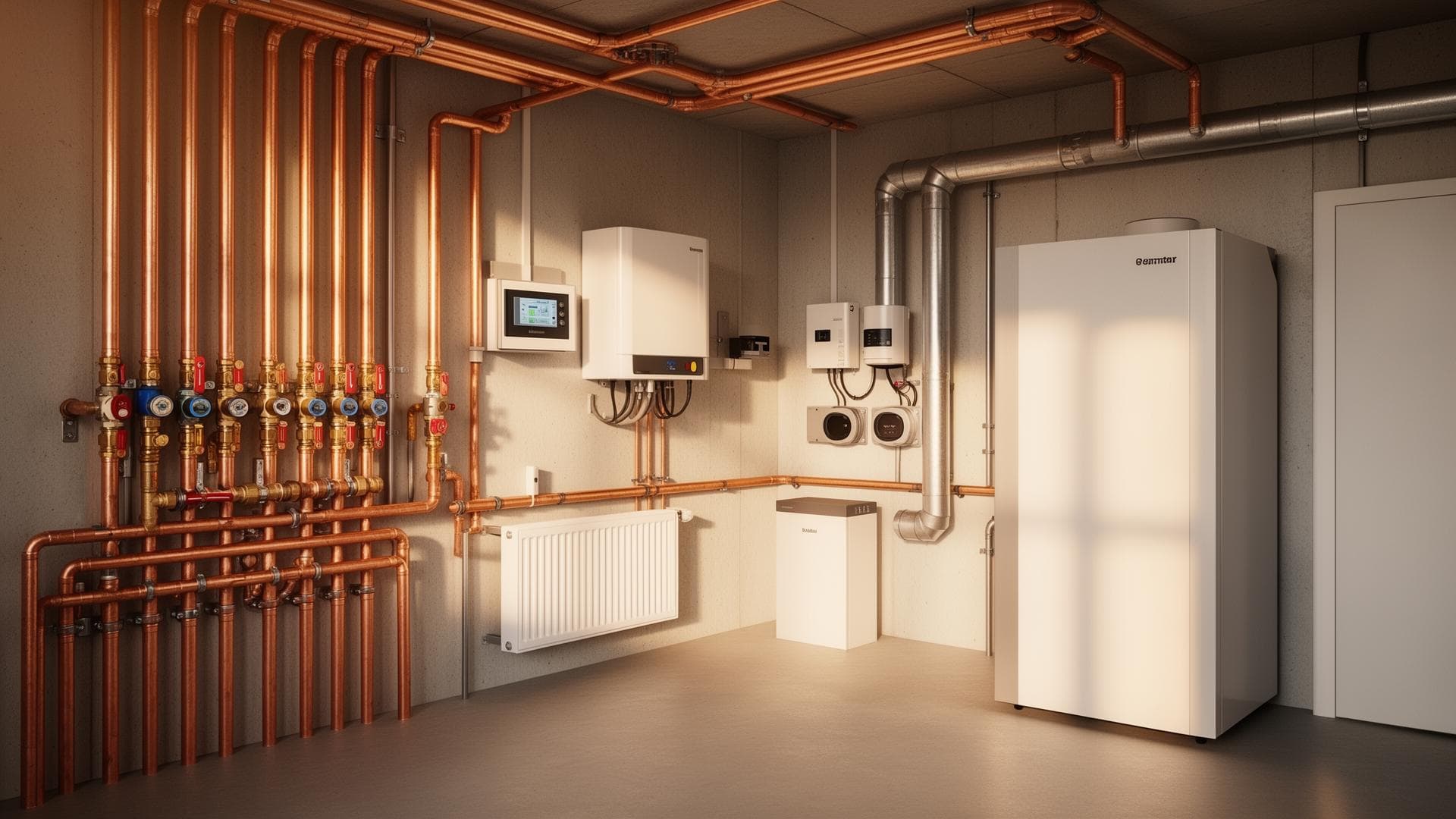 Moderne Heizungsanlage